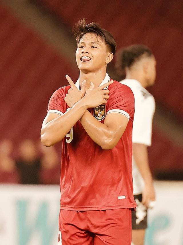 Potret Hokky Caraka Saat Berseragam Timnas, Penyerang Indonesia U-20