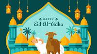Ilustrasi lebaran iduladha. (Photo Copyright by Freepik)