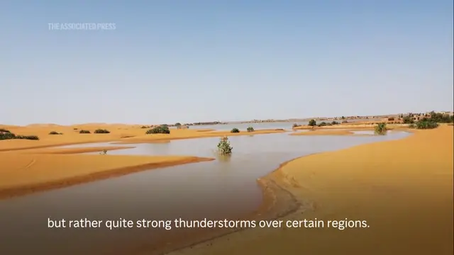 Banjir di Gurun Sahara