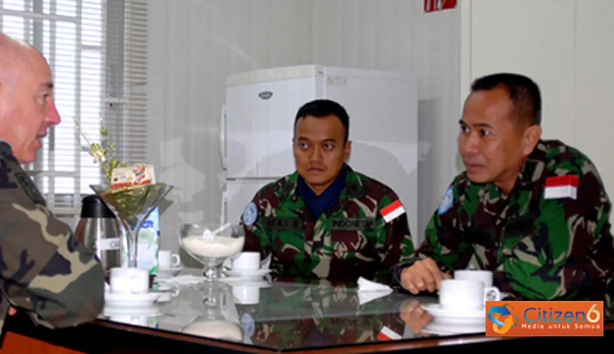 Citizen6, Lebanon Selatan: Kunjungan dinas ini dalam rangka Courtesy Call dan silaturahmi, untuk mempererat hubungan persahabatan dan kerja sama dalam penugasan misi perdamaian UNIFIL di Lebanon Selatan. (Pengirim: Badarudin Bakri)