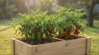 7 Desain Kebun Sayur Mini Tanaman Cabai dan Tomat Paling Efektif untuk Lahan Terbatas