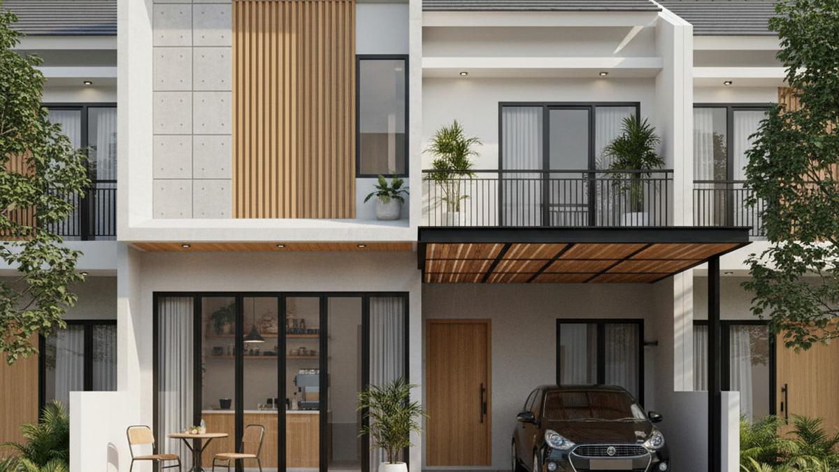 7 Model Rumah Minimalis Depan Ada Garasi dan Ruang Dagang, Solusi Hunian Fungsional dan Estetis di Lahan Terbatas