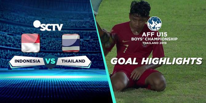 VIDEO: Dua Gol Thailand ke Gawang Timnas Indonesia di Piala AFF U-15 2019