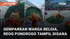 Reog Ponorogo gemparkan warga Brussels, Belgium