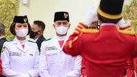 I Dewa Ayu Firsty Meita Dewanggi yang merupakan perwakilan dari Provinsi Jawa Tengah terpilih sebagai pembawa bendera Merah Putih. Saat ini, Dewa Ayu menempuh pendidikan di SMA Negeri 2 Kudus.