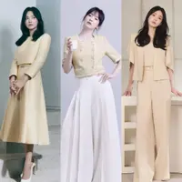Lihat di sini beberapa potret OOTD wanita karier dari Song Hye Kyo.