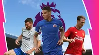 Premier League - James Milner, Thiago Silva, Jonny Evans (Bola.com/Adreanus Titus)