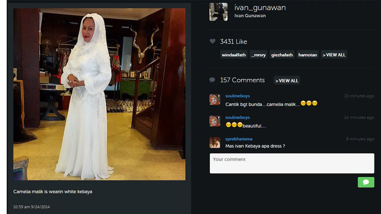 Fitting Baju Kebaya, Mau Nikah Lagi Camelia Malik?