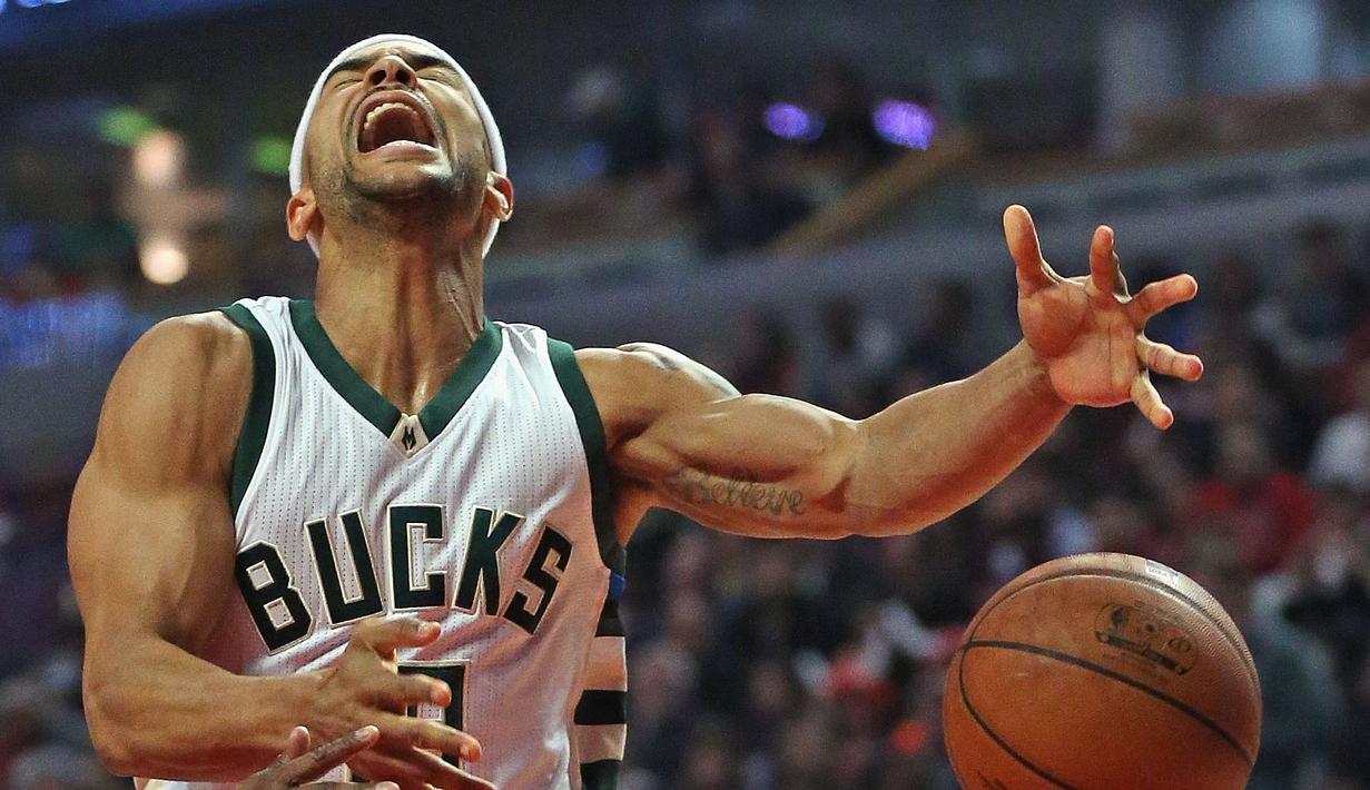  Milwaukee Bucks berhasil mengalahkan Miami Heat 114-108 pada lanjutan NBA Regular season 2016.  (Jonathan Daniel/Getty Images/AFP)