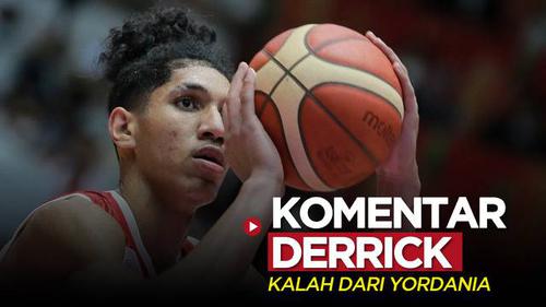 VIDEO: Komentar Derrick Michael Setelah Timnas Basket Indonesia Kalah dari Yordania di FIBA Asia Cup