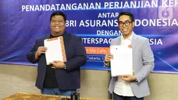 Kolaborasi BRINS dan ACCESSTRADE Indonesia dapat memberikan jembatan untuk memperluas pasar platform digital seperti website, blog ataupun akun media sosial dan memberikan kesempatan bagi publisher untuk mendapatkan penghasilan dengan menjalankan kampanye afiliasi. (Liputan6.com/Pool/Accesstrade)