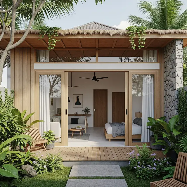 Model Rumah Minimalis tapi Cantik dengan Biaya Terjangkau (Image by Gemini AI)