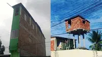 6 Bentuk Bangunan Ini Nyeleneh Banget, Ada yang Setipis Tisu (FB/Kementrian Humor Indonesia)