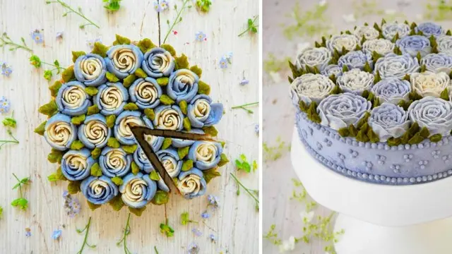 Terlalu Indah, Inillah Kue Bunga yang Sayang Bila Dimakan