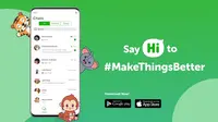 Aplikasi Hi App yang baru saja meluncur. (Dok. Hi App)