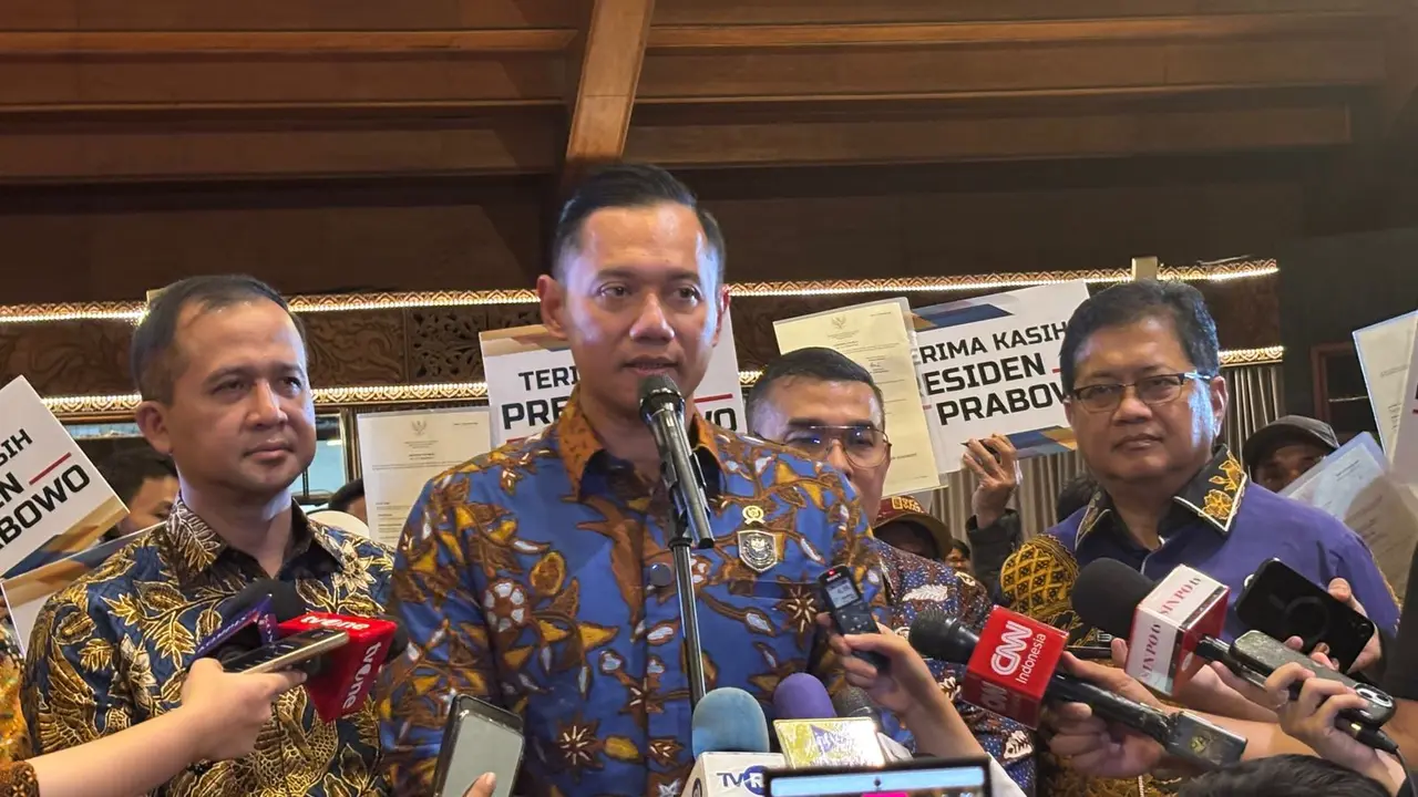 Menteri Koordinator Bidang Infrastruktur dan Pembangunan Kewilayahan, Agus Harimurti Yudhoyono (AHY). (Foto: Liputan6.com/Tira Santia)