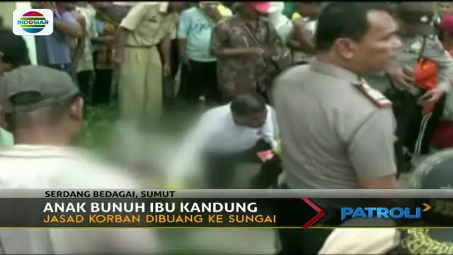 Jasad Wanita di Sungai Serimah Ternyata Dibunuh Anak Kandung