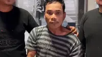 Pelaku pecah kaca mobil di Indragiri Hilir yang menggondol uang korban Rp150 juta. (Liputan6.com/M Syukur)