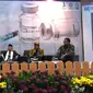 Menkes Nila menyampaikan perlu sosialisasi untuk daerah yang cakupan imunisasi MR rendah. (Liputan6.com/Fitri Haryanti Harsono)
