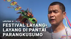 Ratusan penggemar layang-layang hadir untuk mengikuti festival layang-layang internasional yang digelar di pantai Parangkusumo, Bantul, Yogyakarta. Ada 17 negara yang ikut serta dalam festival layang-layang yang digelar setiap tahunnya.