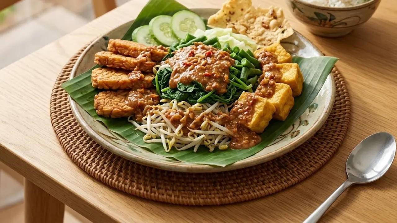 Resep Pecel Tempe Tahu Pedas