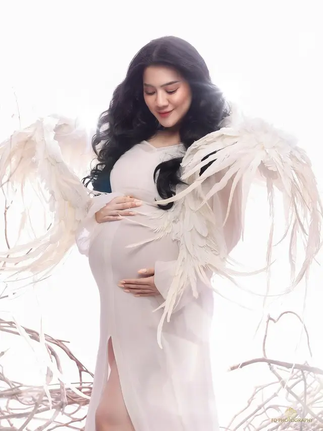6 Transformasi Perubahan Wajah Felicya Angelista saat Hamil Tua