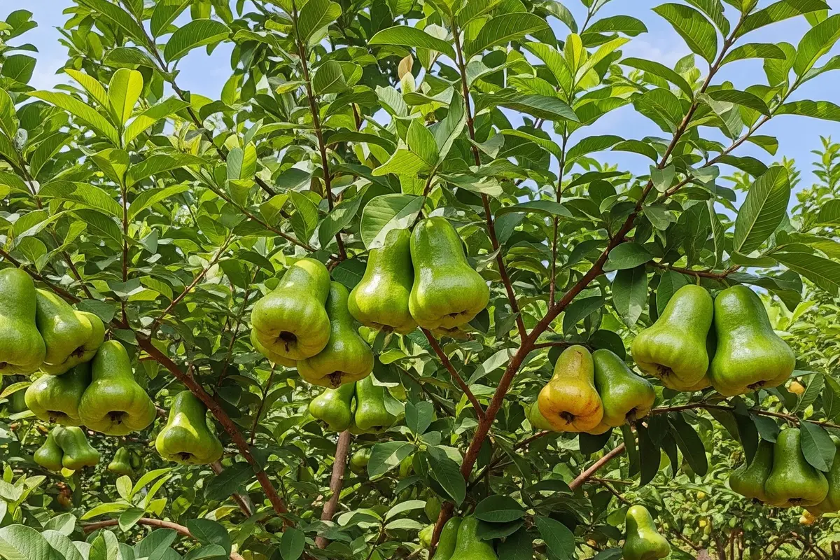 Pohon Jambu Air Madu Deli Hijau