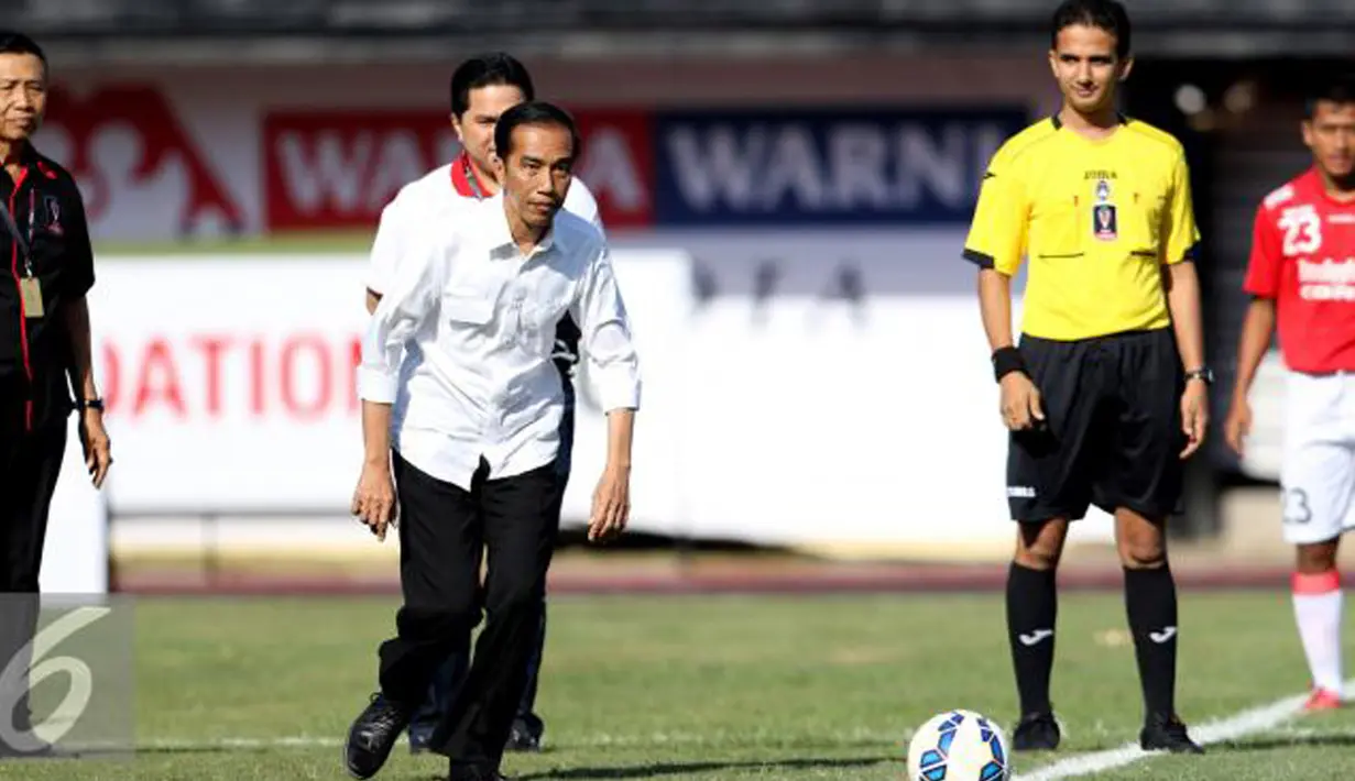 Hati-hati, Pak Jokowi siap melepaskan Tendangan Geledek  (Liputan6.com)  