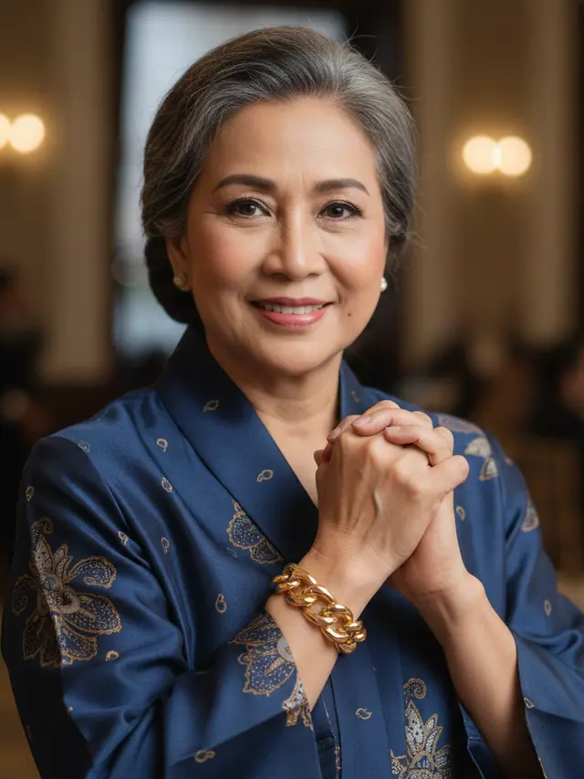 Model Gelang Emas Rantai Klasik untuk Usia 50 Tahun ke Atas (Foto: Gemini AI)