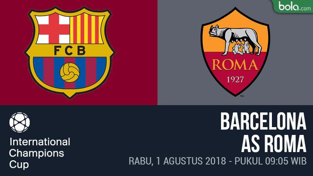 Jadwal Siaran Langsung Icc 2018 Tvri Barcelona Vs As Roma