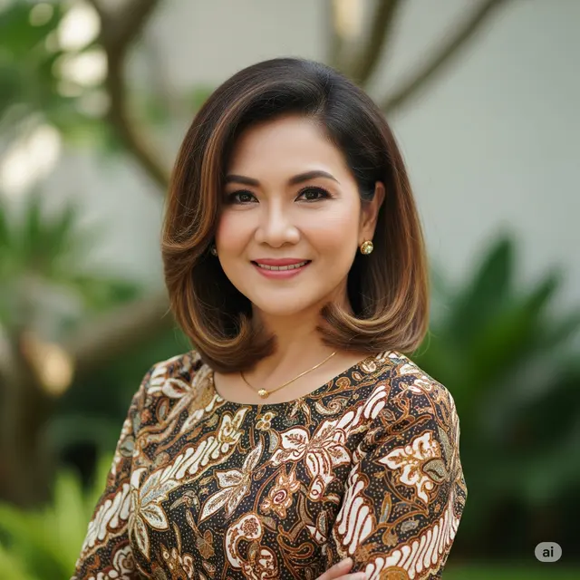 Model Rambut Wanita Paruh Baya agar Terlihat Elegan. Foto: Gemini