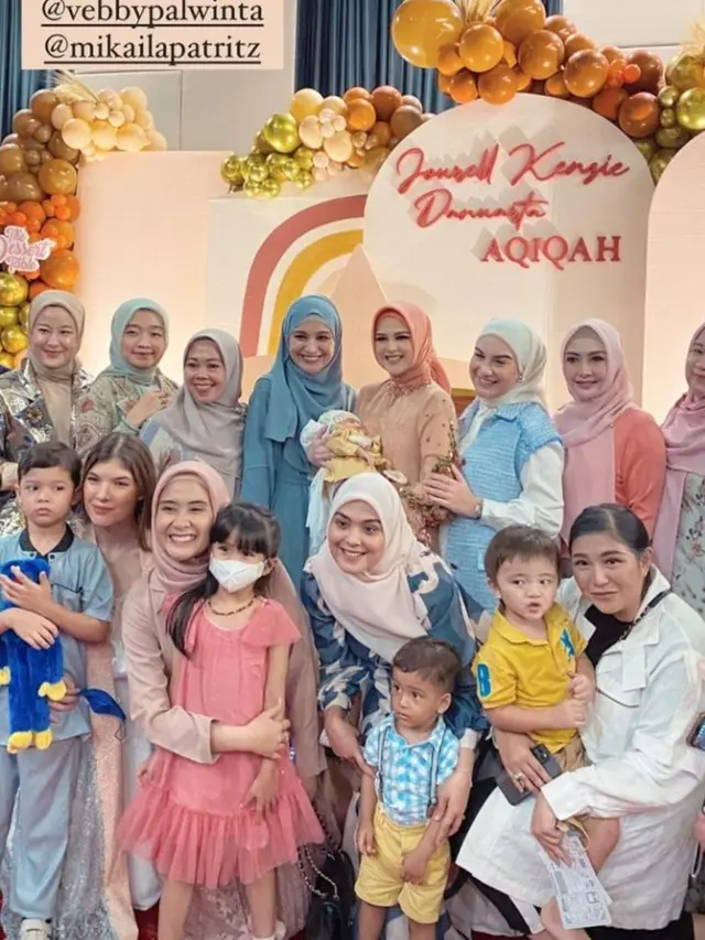 6 Momen Akikah Anak Kedua Cut Meyriska, Dihadiri Artis dan Undang Anak Yatim
