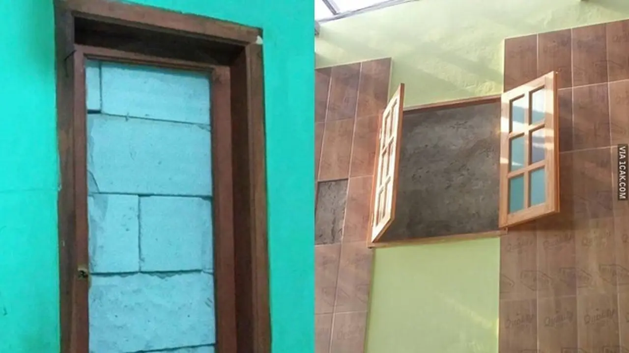 6 Penampakan Jendela Rumah Ini Nyeleneh, Bikin Mikir Dua Kali