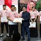 Managing Director Sinar Mas, Ferry Salman (kanan) dalam &lsquo;Malam Apresiasi untuk Peraih Medali Olimpiade Paris 2024 dari Sinergi Kelompok Usaha Indonesia&rsquo;, di Jakarta (26/8/2024). (Dok Sinar Mas)