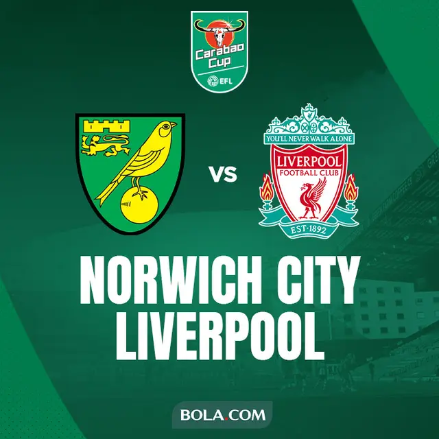 Carabao Cup - Norwich City Vs Liverpool
