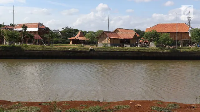 Melihat Progres Pembangunan Rumah Betawi di Setu Babakan