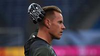Kiper Barcelona asal Jerman, Marc-Andre ter Stegen. (AFP/Patrik Stollarz)