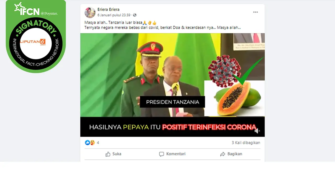 Klaim Tanzania bebas covid-19