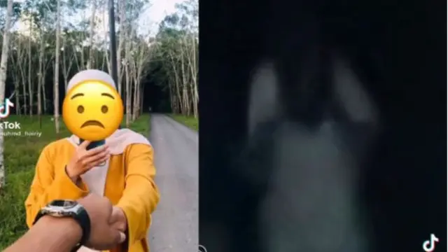 Pria Ini Bagikan Foto Diduga Penampakan saat Selfie Bareng Pacar, Bikin Merinding