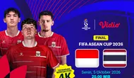 Final FIFA ASEAN Cup 2026 - Indonesia vs Thailand: Garuda Berburu Trofi Pertama di Vidio