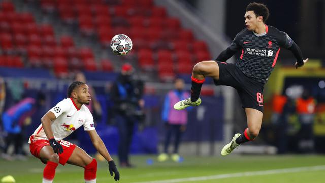 FOTO: Liverpool Pecundangi Leipzig pada Leg Pertama Babak 16 Besar Liga Champions