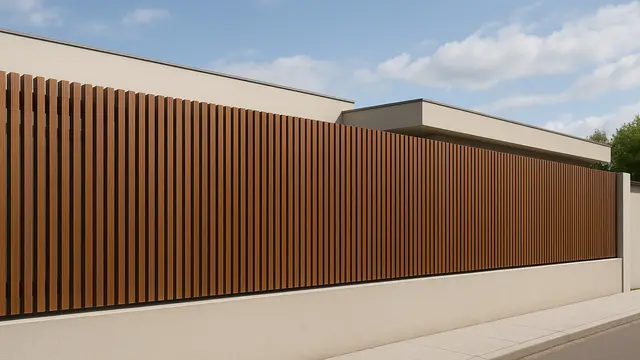 10 Model Pagar Tembok Rumah Minimalis Murah dan Estetik di 2025/ Ilustrasi AI