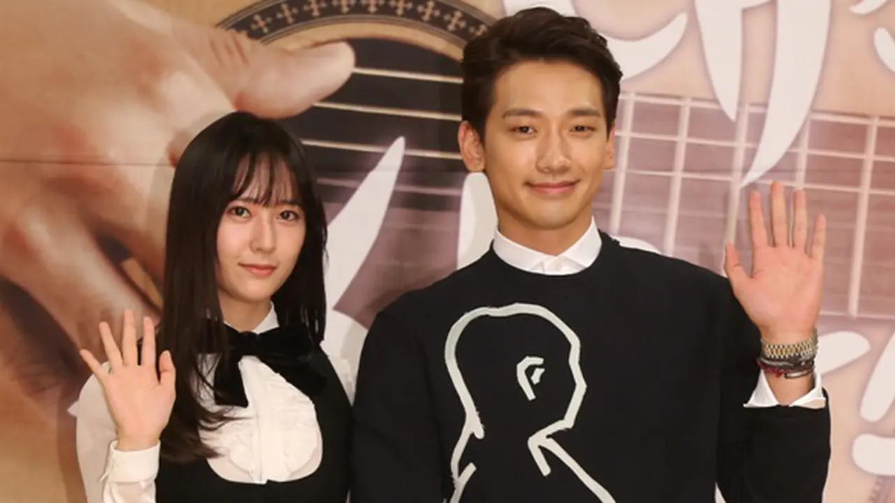 Rain dan Krystal f(x) Ciuman Mesra