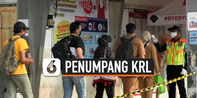 VIDEO: Penumpang KRL Tidak Sabar, Terjadi Kericuhan di Stasiun Depok