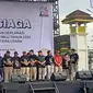 Apel Siaga Pengawasan dan Deklarasi Kampanye Damai untuk Pemilu 2024 di Istana Maimun, Kota Medan, Rabu (29/11/2023)