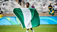 Gelandang Chelsea John Obi Mikel saat membela Nigeri pada Olimpiade 2016 Rio de Janiero. (AFP/Gustavo Andrade)