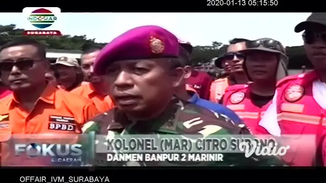 Komandan Resimen Bantuan Tempur 2 Mar, Kolonel Marinir Citro Subono memimpin apel gelar personel dan material dalam rangka siaga bencana alam, yang melibatkan ratusan personel satgas Marinir, BPBD, Basarnas dan Komunitas Offroad Jawa Timur.