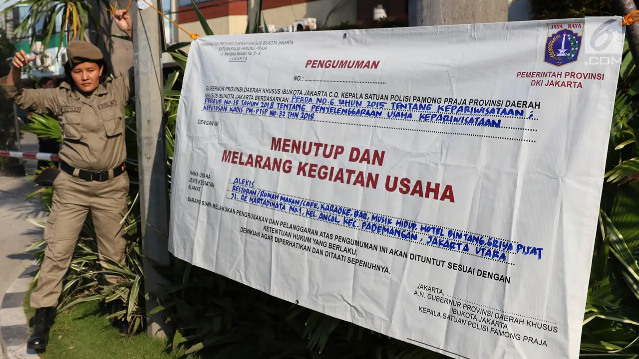 Ibu-Ibu Personel Satpol PP Bikin Alexis Game Over
