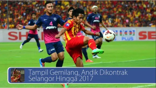 Performa Andik Vermansah bersama Selangor FA selama tahun ini terbilang mengesankan dan pemilik kapal pesiar dunia berebut buka rute ke Indonesia. Saksikan videonya di sini 