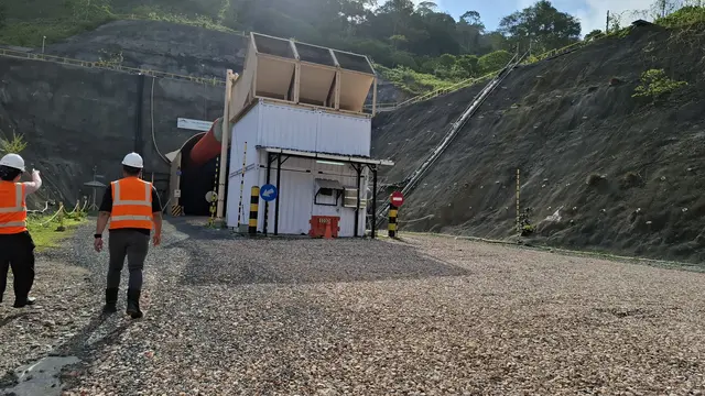 Proyek tambang yang dioperasikan anak perusahaan PT Merdeka Copper Gold Tbk (MDKA) yakni PT Bumi Suksesindo. (Foto: Liputan6.com/Agustina Melani)